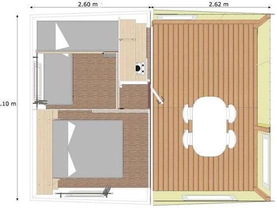 TITHOME 20m² - 2 chambres