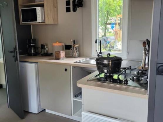 Stacaravan ROSE TREMIERE 4persoons met airconditioning en terras