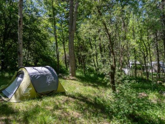 Pakket voor 2 personen + standplaats voor tent alleen