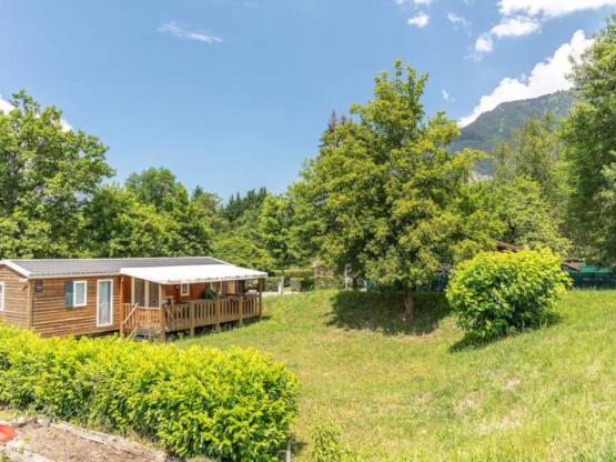 Stacaravan Standaard 28m² (3bed-6p) + TV + Terras - 7N
