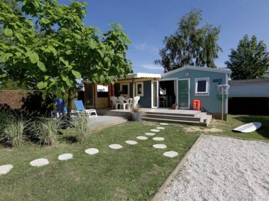 NEW // Mobil-home Cabane de Dino Grand Confort 2 chambres 33m² + kit bébé + terrasse fermée + CLIM