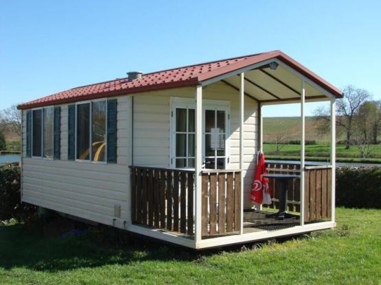 PERLA COMPACT MOBIELHUIS met AIRCONDITIONING voor overnachting