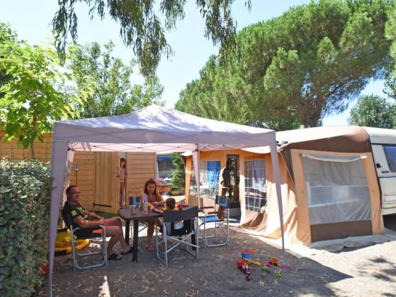 Kampeerplaats Individueel sanitairgelegenheid