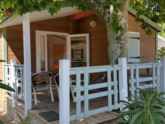 Stacaravan CRL 2 kamers - overdekt terras