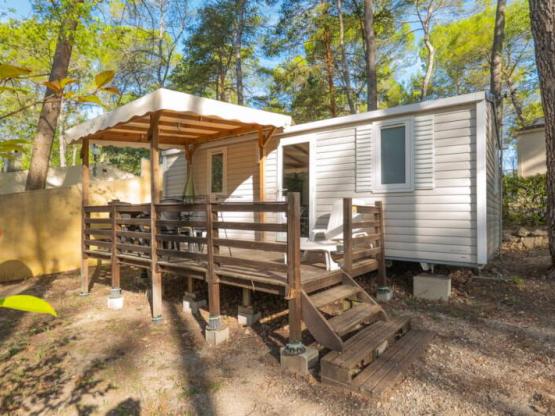 Stacaravan Confort 29m² 2 slaapkamers met airconditioning