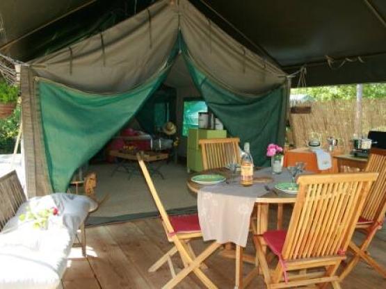 Lodge tent - zonder sanitairgebouw