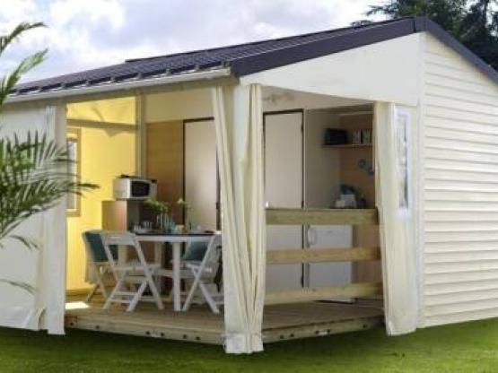 Bungalow tent Standard 21m² (2 slaapkamers) - zonder sanitairgebouw