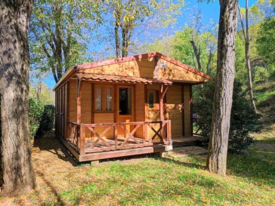 Chalet 5 24m² + overdekt terras 10m² 2 slaapakmers