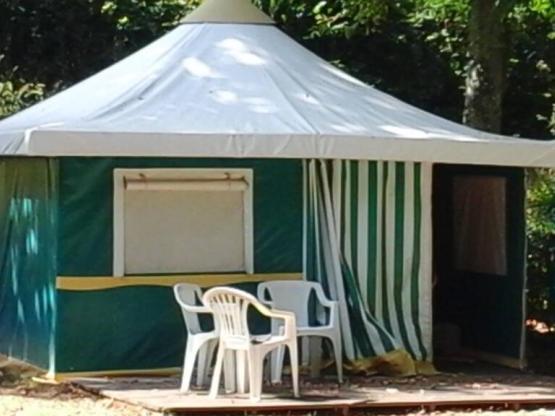 Bungalowtent 16m² (2 slaapkamers)