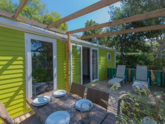 Stacaravan Confort+ 25 m² Confort+ (2 kamers) -  airconditioning