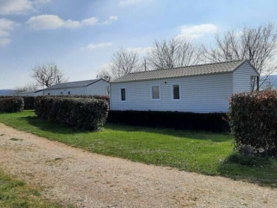 Stacaravan met terras Louisiana