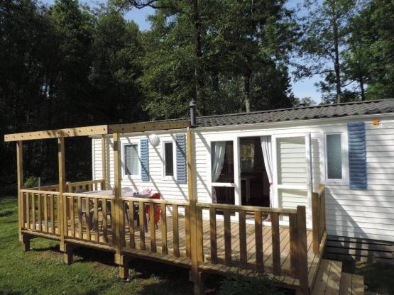 Stacaravan Eco 32 m² (3 kamers) tarief voor 6 personen