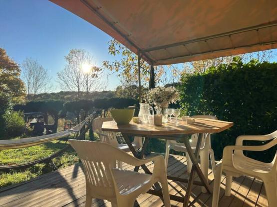 Lodge Insolite Nature Canada 2 slaapkamers zonder sanitair25 m2 + 15 m2 terrasse couverte