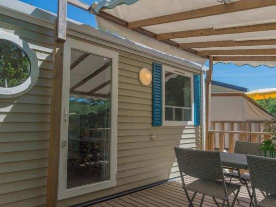 Stacaravan Confort +18m² (1 kamer) - airconditioning