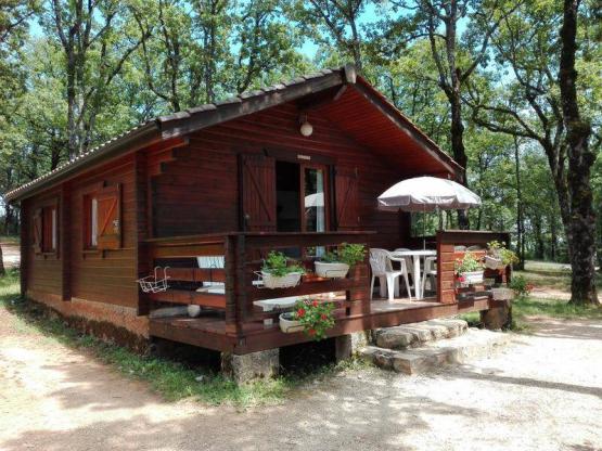 Authentieke chalet hout met groot terras