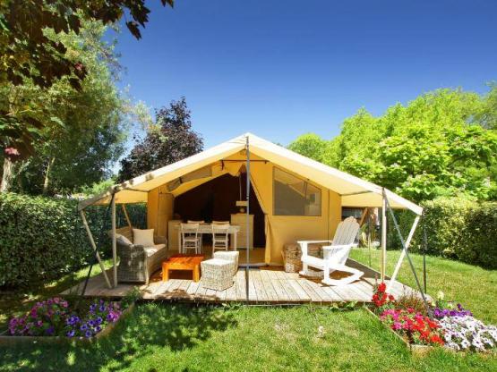 Zeltbungalow Cotton Lodge Nature (2 Zimmer) ohne Sanitäranlagen