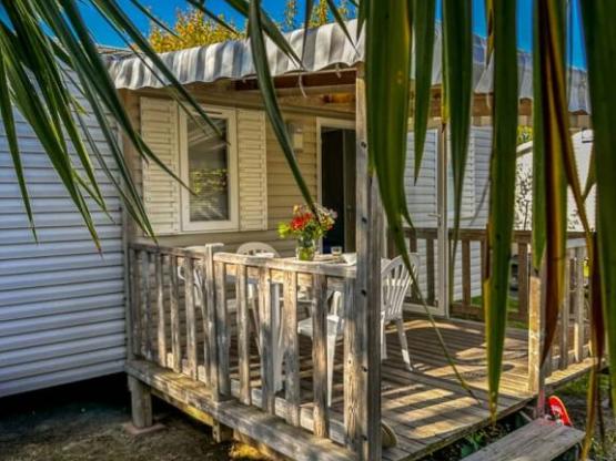Mobil-home Ibiza 2 slaapkamers + terras