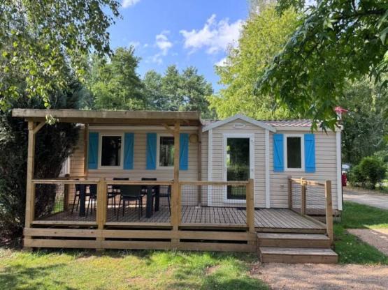 Stacaravan Titania Confort 29.7m² / 3 slaapkamers - Terras