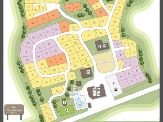 Kamperen : Staanplaats voor caravan, vouwwagen of camper (elektriciteit niet inbegrepen)