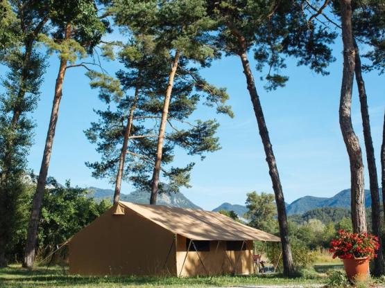 COTTON Lodge DELUXE (uitzicht op de velden & privé badkamer) nr. 136 tot 150 -