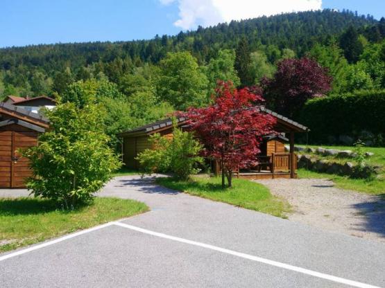 7.CHALET BOIS MONTAGNE 35m² met toegankelijk voor gehandicapten en terras *