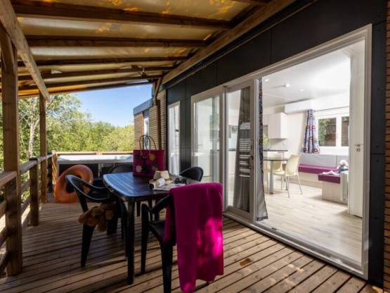 Mobil-Home Premium 2 slaapkamers - airconditioning + SPA