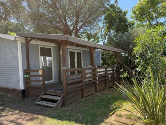 Stacaravan  LAVANDE Confort 29m² (2 slaapkamers) - overdekt terras  16m² - TV + airconditioning