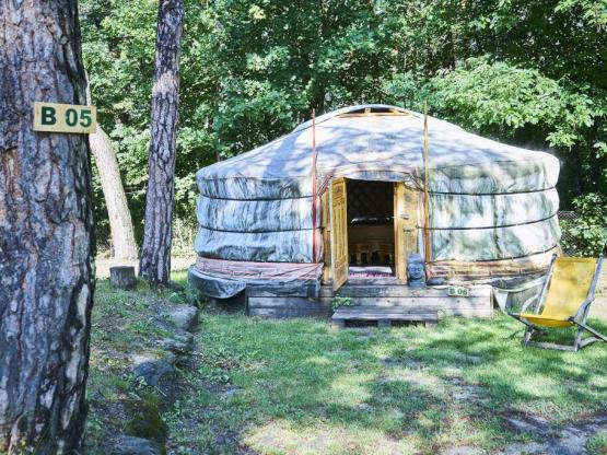 Yurt Tent zonder privé sanitair