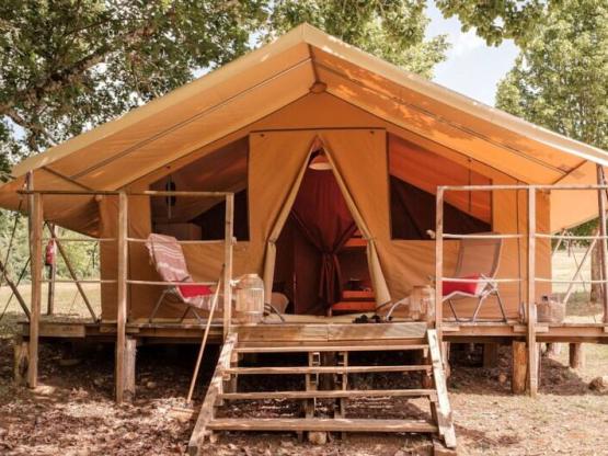 Tenda Lodge 35 m² / 2 habitacions (sense sanitaris) - 10m²  Terrassa coberta