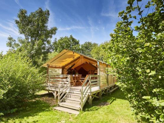 Standard Lodge Victoria 4/5 p. (2 kamers) +half-schaduwrijk Terras