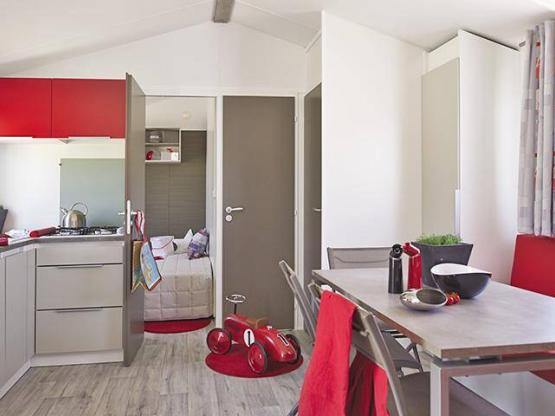 Mobile Chalet Bermude 30m² + Terras van 15m²