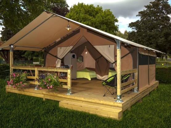 Lodge Victoria 30m² / 2 kamers (zonder sanitairgebouw)