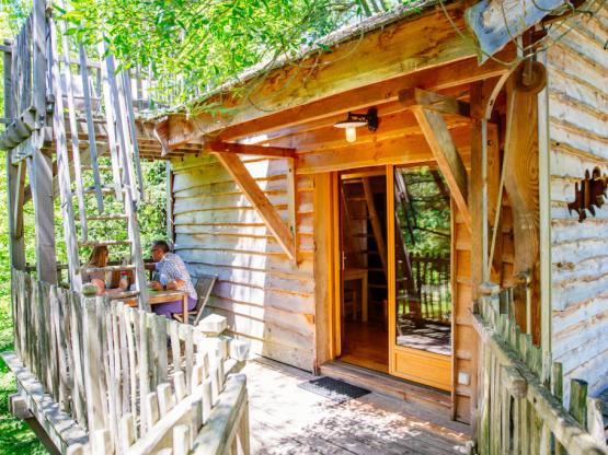 Hytter i træerne - Palombière