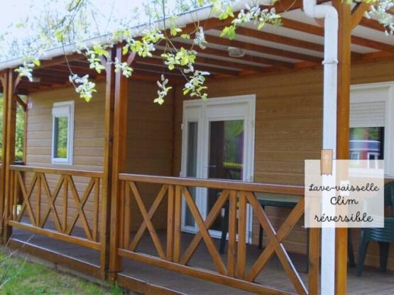 Chalet  tradition 35m²  (3 kamers + overdekt terras)
