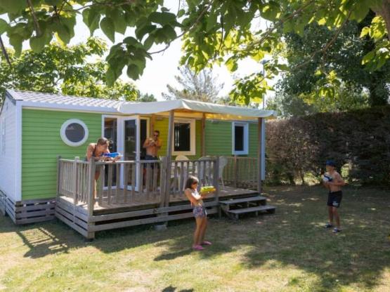 Stacaravan Forêt  34.5m²  (3 slaapkamers) terras + TV