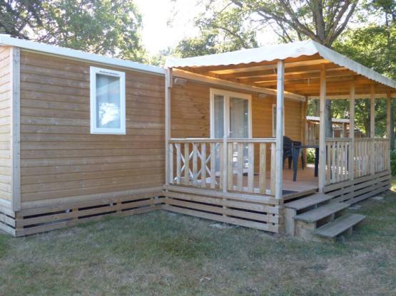 Stacaravan grote ruimte 2 slaapkamers - 30m² voor mindervaliden