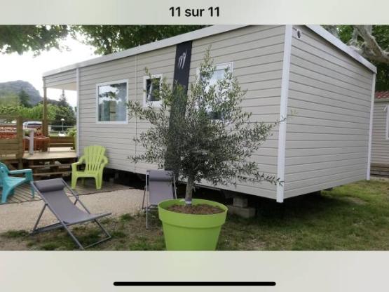 Stacaravan RAPIDHOME 2018 Alizé 3 slaapkamers - Half-schaduwrijk terras + Wifi