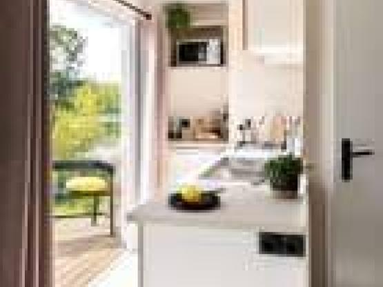 Stacaravan air-conditioned TV 28m² - 2 slaapkamers