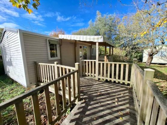 Stacaravan Premium 2 Kamers + overdekt terras (voor mindervaliden)