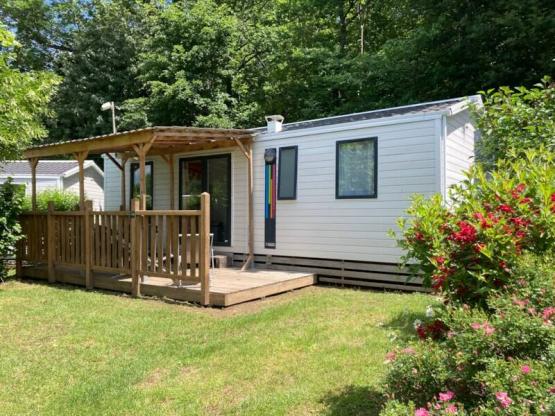 Mobile-home Standing Sancy 32m² / 3 slaapkamers - Overdekt terras