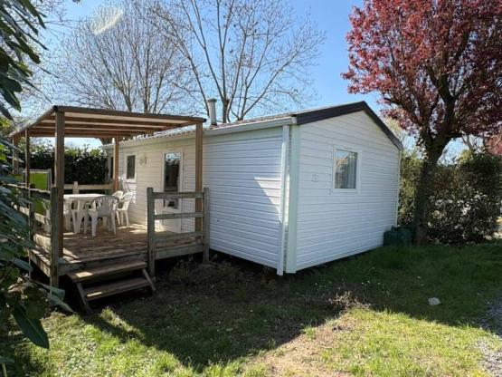 Stacaravan Eco5 STANDARD 26m² - 2 slaapkamers + terras (zonder TV)