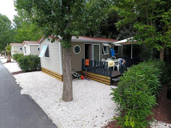 Stacaravan CONFORT (airconditioning + tv)