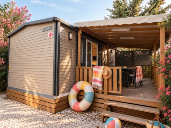 Stacaravan LUXE (airconditioning + tv + Vaatwasser) 6