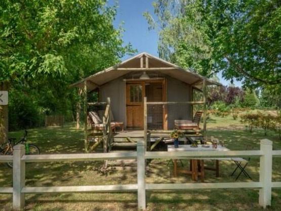 Lodge Rivier uitzicht (2 slaapkamers) + overdekt terras