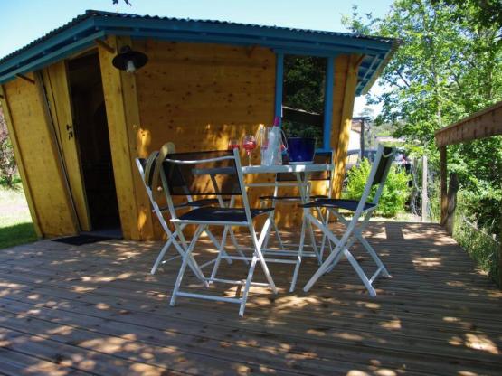 Cabin Robinson 15m² - 1 slaapkamer - badkamer + terrace 14m²