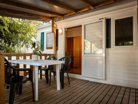 Stacaravan 20m² - 2 slaapkamers