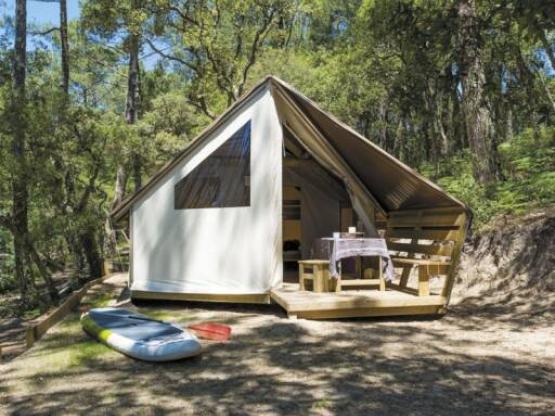Eco-lodge 17m² + Half-schaduwrijk terras