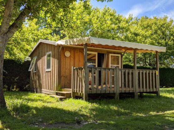 Chalet Robinson 2 slaapkamers, 21 m² + overdekt terras 4 pers, woonkeuken