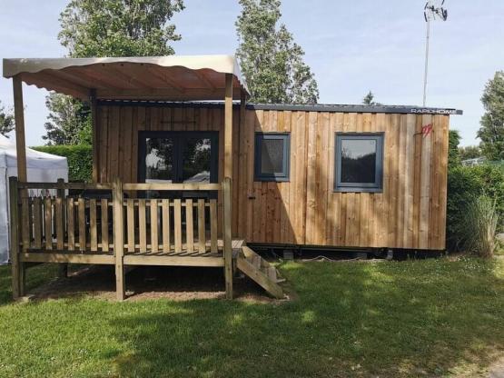 Mobil-home BéBreizh - 24,48 m² terras Zeezicht