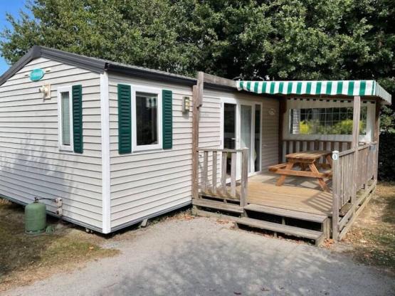 Stacaravan Confort 2 Kamers + overdekt terras